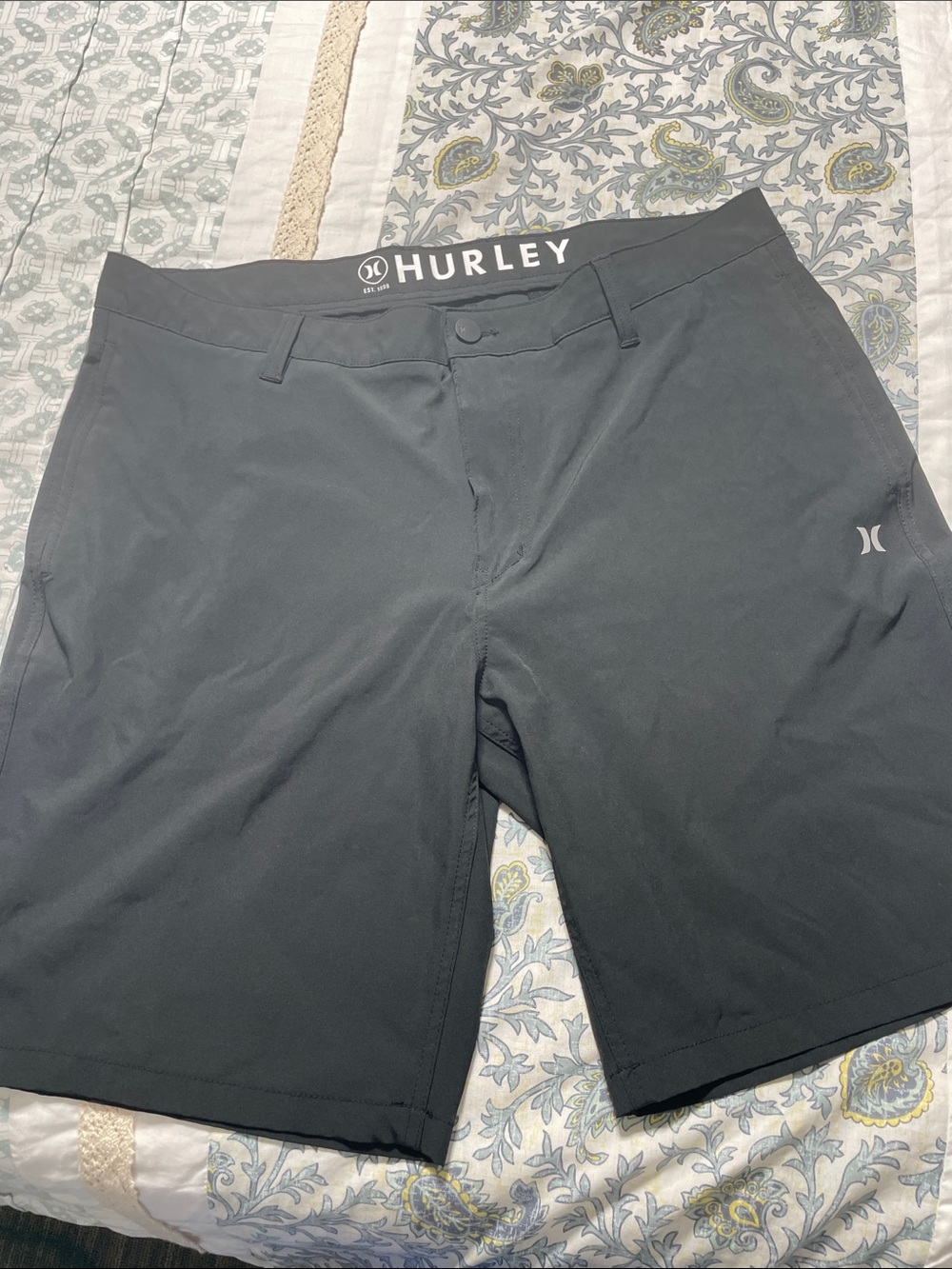 Hurley Men's Black Hybrid Performance Shorts